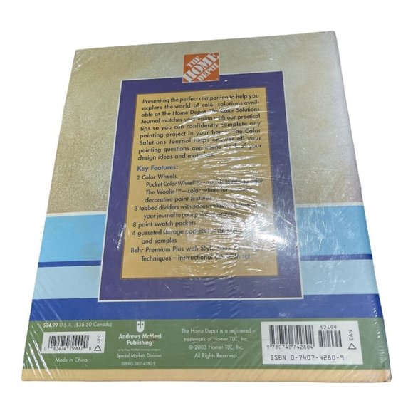 The Home Depot: Home Improvement Color Solutions Journal Hardcover - Picture 3 of 9
